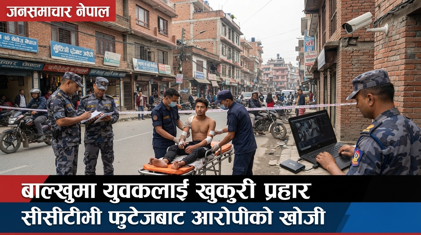बाल्खुमा युवकलाई खुकुरी प्रहार