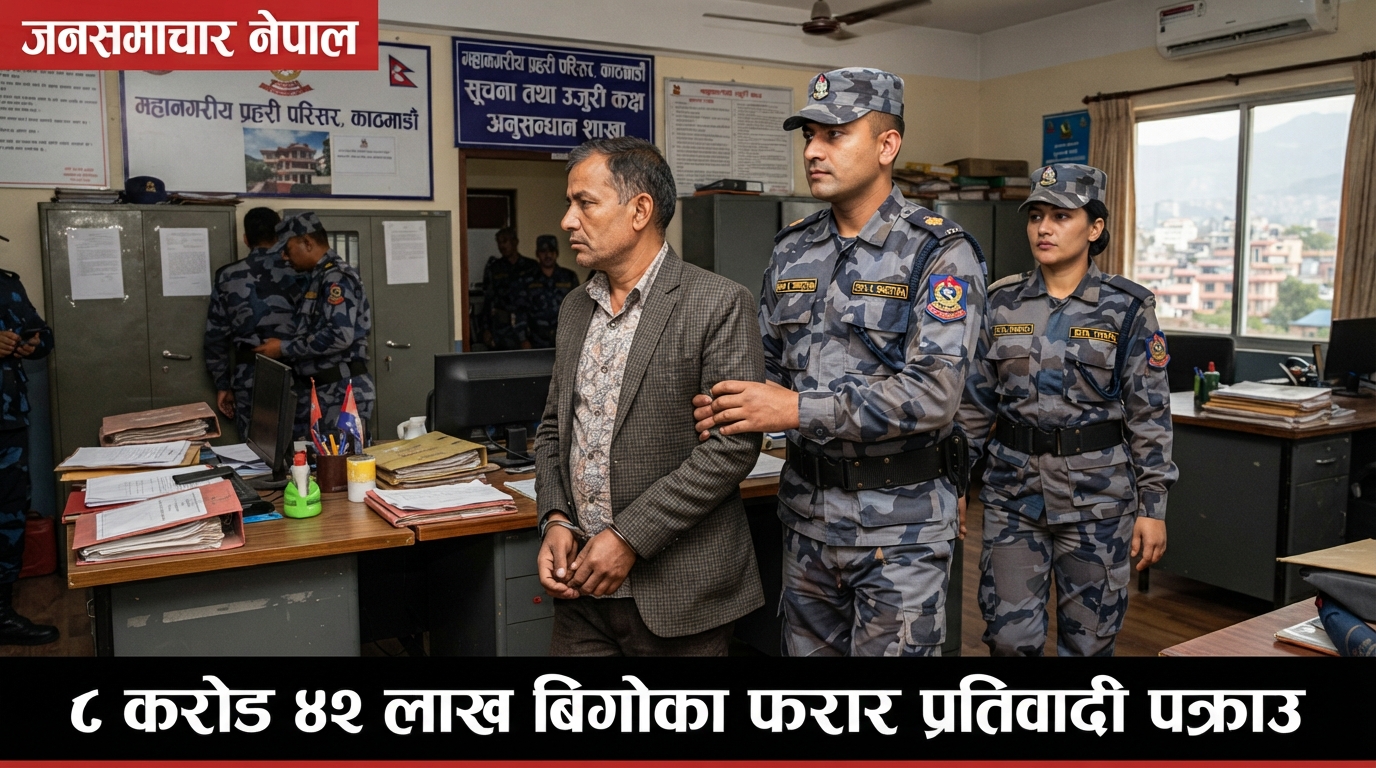 बैंकिङ कसुरका फरार प्रतिवादी पक्राउ